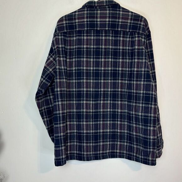 Pendelton Virgin Wool Plaid Button Down XL - Picture 3 of 5